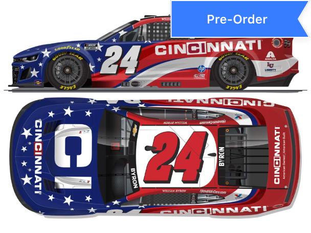 William Byron 2026 Cincinnati 1:24 Diecast *PREORDER*