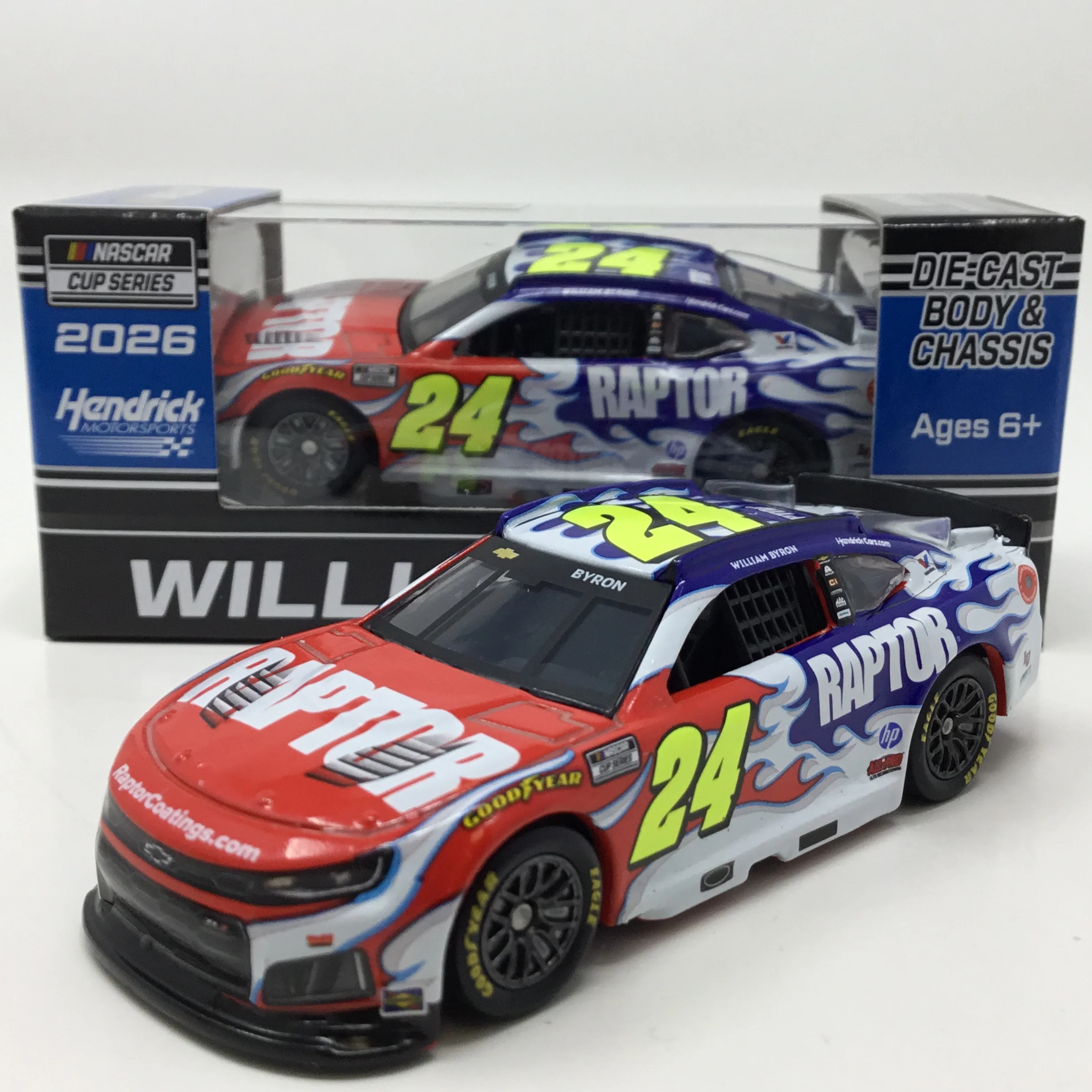 William Byron 2026 Raptor 1:64 Diecast