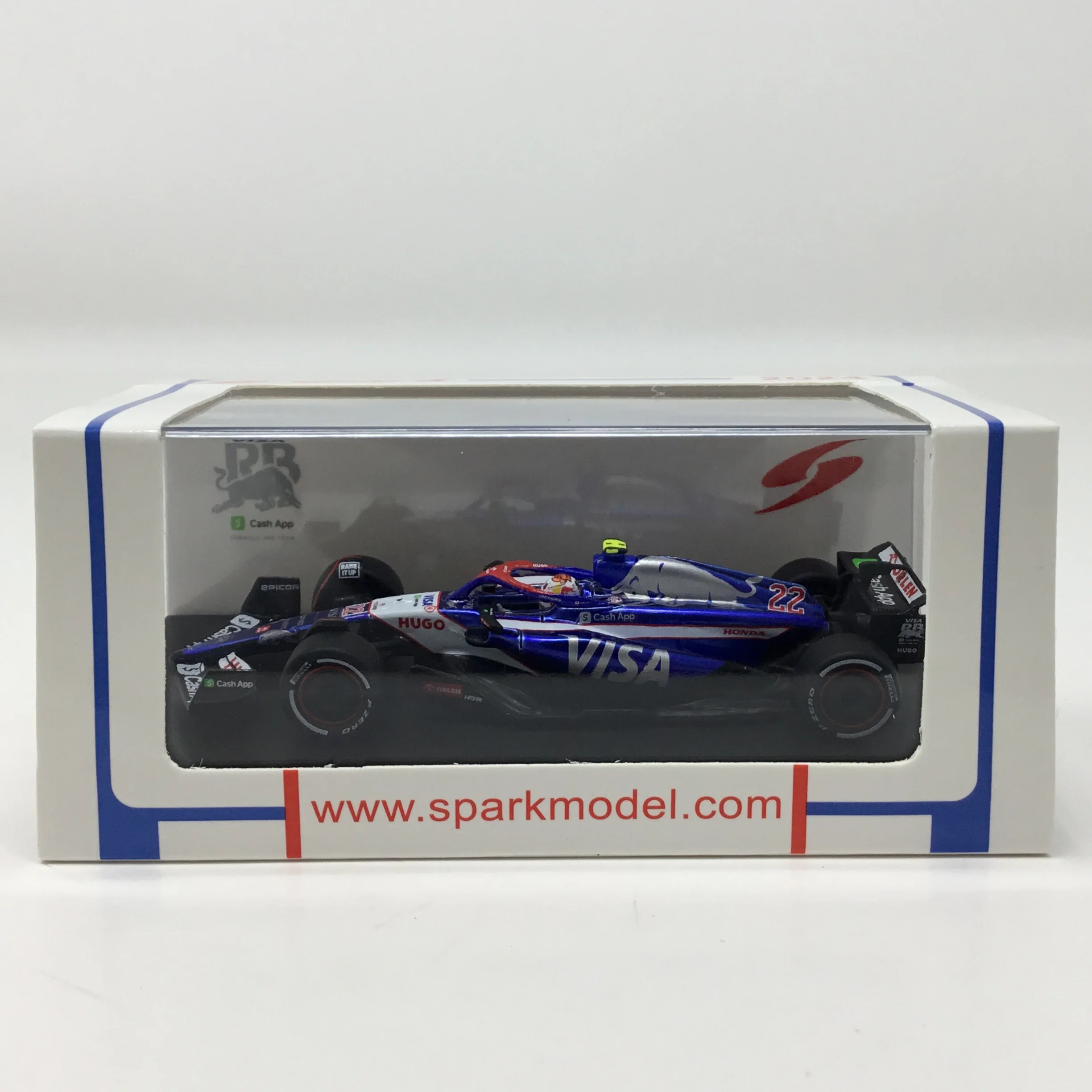 Yuki Tsunoda 2024 Visa Cash App RB VCARB Japanese GP Spark 1:64 F1 Diecast